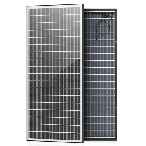 100w 12v solarpanel glas - 12v,