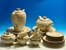 Komplettservice Rosenthal Winifred Elfenbein Goldrand für 6 Personen 60er Jahre