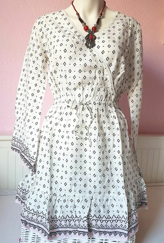 Kleid tunika wickelkleid - h&m,