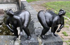 Bronzefiguren zwei dicke