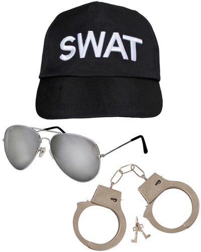 Swat team kostüm teilig - swat,