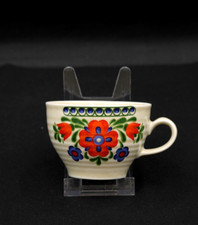 Winterling Röslau Bavaria Kaffeetasse Tasse Tee Blumen Blüten Vintage H 6,5 cm