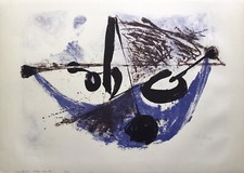 Hann TRIER Farblithographie datiert 83 signiert