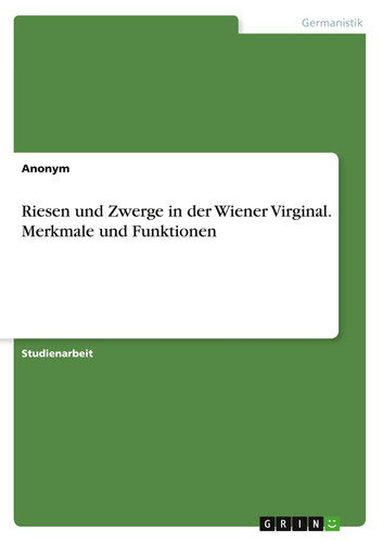 Anonymous riesen und zwerge - |,