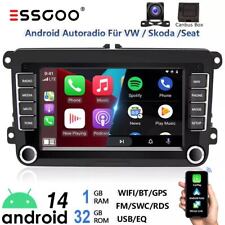 Für VW Golf 5 6 Plus Touran Caddy Jetta Autoradio Android 14 Apple Carplay NAVI