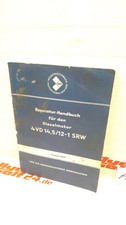 REPERATURHANDBUCH ANLEITUNG DIESEL MOTOR VEB IFA MOBILE NORDHAUSEN ROBUR RAR