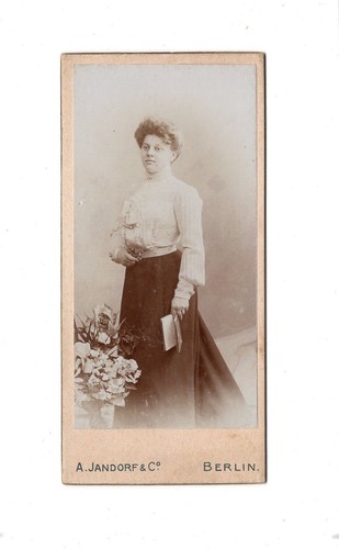 Cdv foto damenportrait feine - cdv,