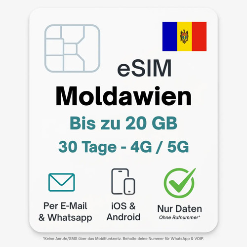 Moldawien esim datentarif - esim,