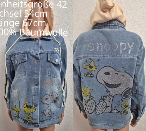 Snoopy glitzer denim - snoopy,