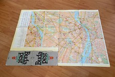 citimap Stadtplan Budapest  - Ausgabe 1986, DDR tourist
