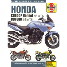 Honda Motorrad CB600F Hornet und CBF600 (1998-2006) Reparaturhandbuch Haynes