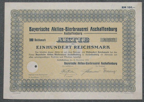 Bayerische aktien bierbrauerei - bayerische, aktien-bierbrauerei