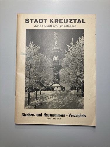 1970 stadt kreuztal straßen - stadt,