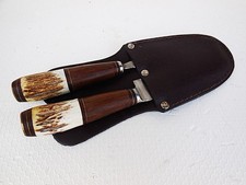 Jagdbesteck zweiteilig mit