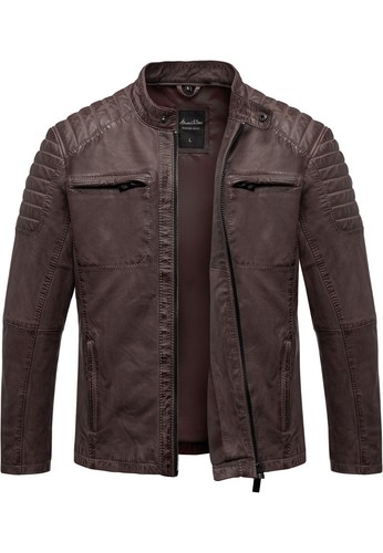 Herren echtleder jacke biker - herren,