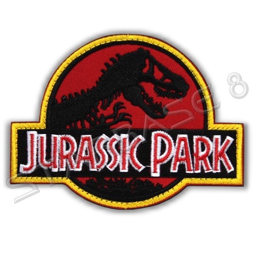Jurassic park aufnäher - park,