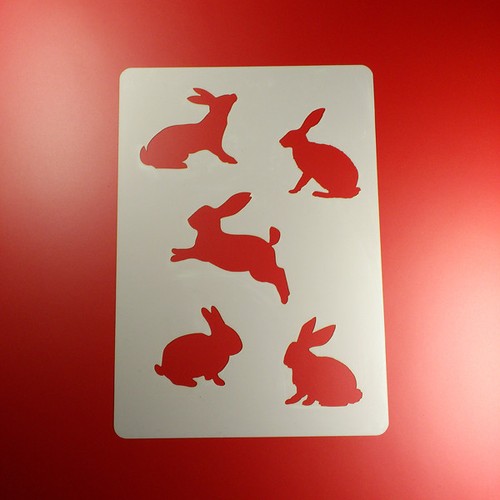 Schablone hase häschen 5 - hase,