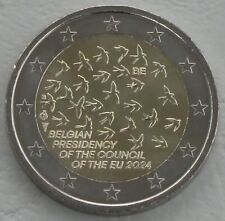 2 Euro Gedenkmünze Belgien 2024 Ratspräsidentschaft unz.