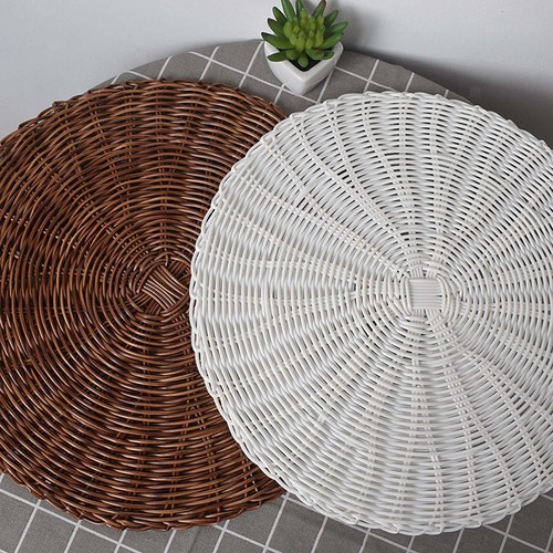 Runde handgewebte tatami - handgewebte,