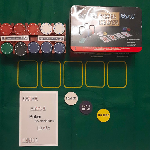 Texas hold pokerset - hold’em,