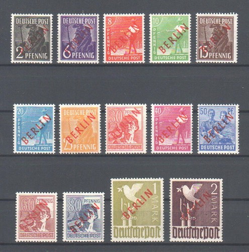 Berlin rotaufdruck alle - berlin, 21-34