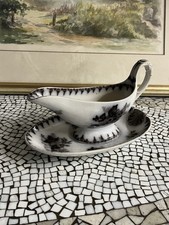 Antike Sauciere Sarreguemines