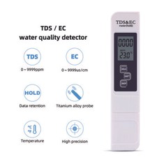 PH TDS&EC Meter Messgerät Digital Tester Wassertest Leitwertmessgerät 0-9990ppm