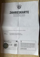 Sammler E-Ticket Dauerkarte FC