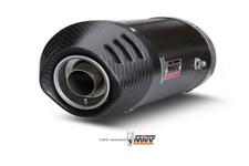 Auspuff kat mivv oval carbon - kat,