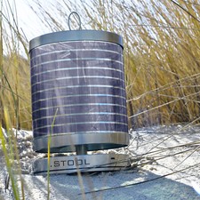 Tischleuchte + Solar | Garten | Edelstahl | App-Steuerung | Nachaltig von .STOOL