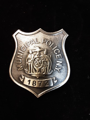 Police 1872 municipal - n.y.,