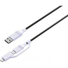 Raptor Gaming - Ladekabel 2in1 Playstation 4 & 5 - schwarz/weiß