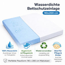 Bettschutzeinlage 90x200 cm