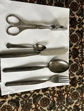 Besteck Auerhahn Und No Name Silber Oder Versilbert .5 Teile . Siehe fotos