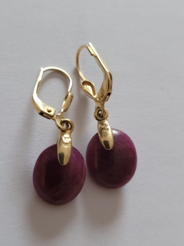 585 gold rubin - 585, cabochon