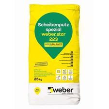 weber.star 223 AquaBalance 0020 Scheibenputz spezial 25 kg Oberputz Rauputz Putz