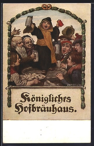 Künstler ludwig von - künstler-ak,