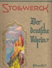 Sammelbilderalbum Schokoladenfabrik Firma Stollwerck " Album Nr. 1 Der Rhein "