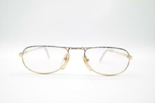 Vintage Studio 49 370 Gold Mehrfarbig oval Brille Brillengestell eyeglasses NOS
