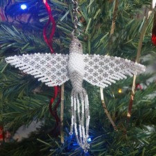 Anhänger Kolibri, Weiß