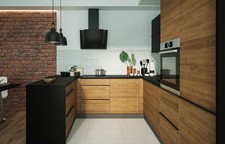 U-Form Küchenzeile MALMO lava