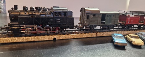 Autotransportzug mit dampflok - autotransportzug,