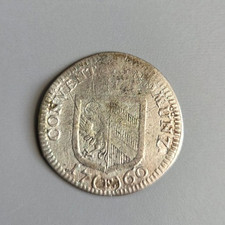 Nürnberg, Stadt 2 1/2 (bzw. 3) Kreuzer Landmünze 1760