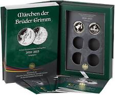 Münzsammelbuch 2 2018-2023 Märchen Brüder Grimm mit 2 Münzen 2018 & 2019 PP 20 €