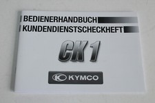 Fahrerhandbuch kymco ck1 - kymco, ck125