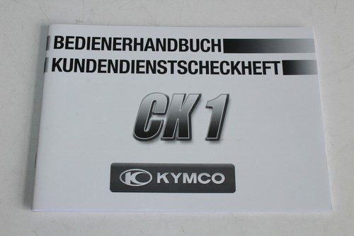 Fahrerhandbuch kymco ck1 - ck1, ck125