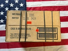 12x MRE US Army Case B Insp