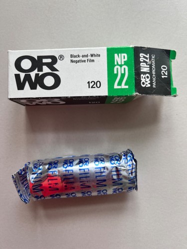 Orwo rollfilm 120 - s/w,