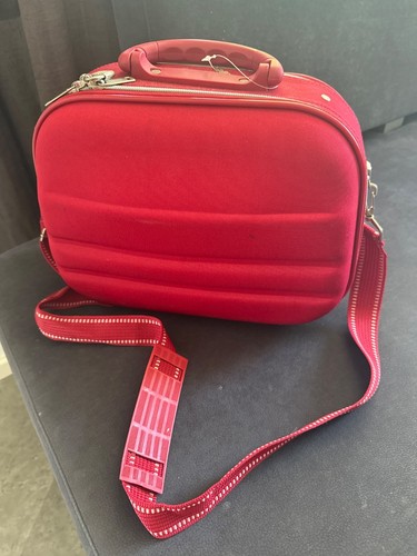 Beauty case hartschale rot mit - beauty,
