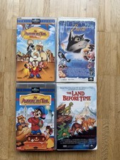 4x VHS Kinderfilme An American